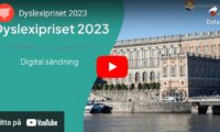 Bild på Stockholms slott där priset delades ut 2023